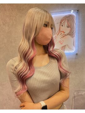 ロンドルピナス 小倉(Lond Lupinus) ミディアムレイヤーカット/似合わせカット/大人ガーリー/20代