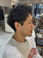 キャンバス バイ ネオリーブ 横浜西口(Canvas by neo.)&nbsp;横浜★メンズショートピンパーマ