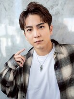 ロエメンズ(LOE men’s)&nbsp;リバースセンターパート/ニュアンスパーマ[大宮]