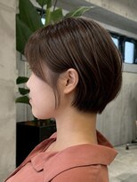 キリ 逗子(kiri)&nbsp;逗子葉山丸みショートヘアくびれショートボブ耳かけショートY268