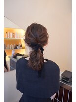 ジーナ 札幌大通(Zina) 美髪*ヘアアレンジ*ふんわり編みおろし*Zina札幌大通