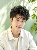 スパイラルパーマxフェードカットxニュアンスウルフ