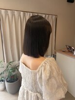ウイッシュカルム(wishcalm) まとまりボブ × 艶髪カラー