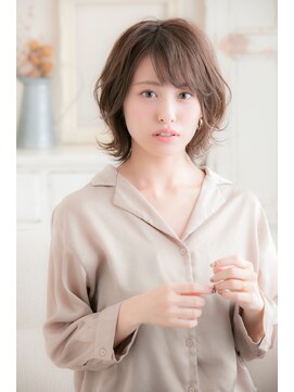 ロダット 横浜(LODAT by little) リラックス外ハネミディ【LODAT横浜】