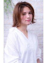 ヘアーアートシフォン 川口東口店(hair art chiffon) たまねぎアレンジも◎くびれミディ風エッジショート【川口】