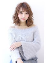 オーロ 宝塚店(ORO)&nbsp;ことりベージュ毛先パーマ大人かわいい小顔フレンチボブ大人ボブ