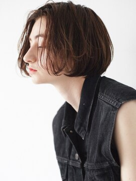 ピズム(PISM) リラックスフェミニン外ハネイメチェンボブ/フォギーベージュ