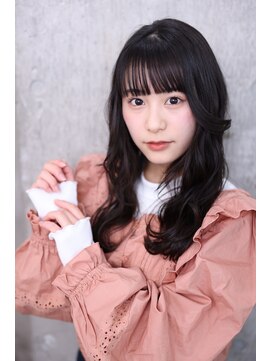 サロンドミルク 原宿(salon de MiLK) 【salon de MiLK 原宿】艶感ゆるウェーブヘア