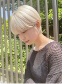 《RYUSEI》小顔ショート/ホワイトカラー/髪質改善/ハイトーン