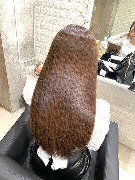 ニノ(nino) 【NINO】艶髪×ベージュブラウン