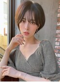 30代40代50代◎大人ナチュラルレイヤーショートボブ　表参道