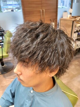 メンズ レオ 南森町店(men's LEO) 強めツイストスパイスパーマ