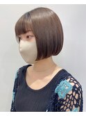 【松戸 石山】ナチュラルミニボブ 前下がりボブ