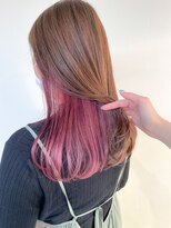 ヒビヲ(HIBIO)&nbsp;ダブルカラーピンクベージュピンクカラーケアブリーチミニボブ