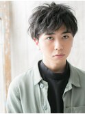 ラフな質感で遊ぶ！ソフトツイストパーマのルーズヘアS草加