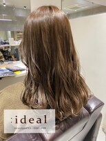 アイディール(:ideal)&nbsp;ダブルカラー　ミルクティーベージュ