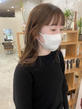 ノイ(noii) ミディアム/ベージュ/ゆる巻き/オリーブ/ワイドバング