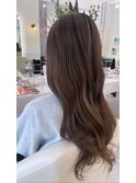 AO hair ダブルカラーで作るまろやかベージュ