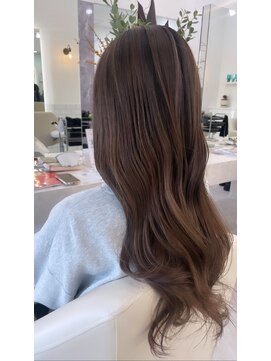 アオ 甲府本店(AO) AO hair ダブルカラーで作るまろやかベージュ