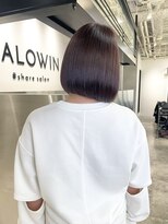 サロウィン 池袋(SALOWIN)&nbsp;ピンクラベンダー × ワンレンボブ × 髪質改善 #091