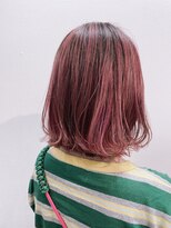 キュア 二俣川店(cure) ボブ×ピンク*根本が伸びても気にならないシャドールーツカラー