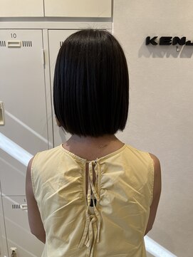 ステラバイケンジ(STELLA by KENJE) 大人綺麗ボブ/藤沢/髪質改善縮毛矯正/ショート/脱白髪染め透明感