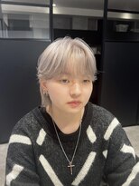 アクション 心斎橋店(ACTION)&nbsp;シースルーマッシュウルフ　ホワイトベージュ