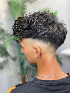 ブルーオーシャン 久留米店(BlueOcean) 20代30代ツーブロックマッシュツイストスパイラルパーマ