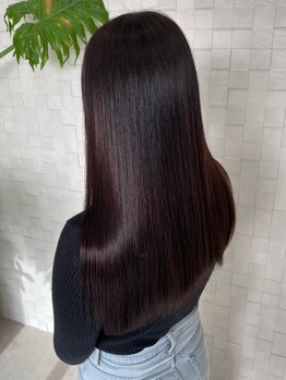 クラリティ(CLARITY)の写真/地毛のように自然な仕上がり♪新感覚の《髪質改善ストレート》で毛先までなめらか&とろけるような質感に◇