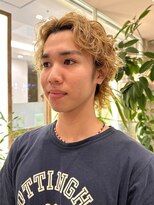 ハイトーン／パーマ／メンズパーマ