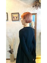 イロバイルポポル(iro...by rupopolu)&nbsp;冬こそスッキリ♪シアーオレンジボブ