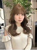 ヘーゼルグレージュ【透けカラー矢場町栄矢場町髪質改善】