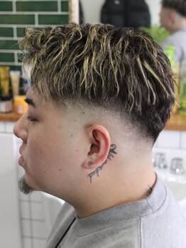 ウエストバーバーショップ(WEST BARBER SHOP)の写真/【八幡西/引野】BARBER〈理容室〉ならではのシェービング(顔剃り)で、好印象な清潔感のあるスタイルに！