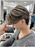 MEN'S HAIR/ダークアッシュ/ニュアンスパーマ/韓国マッシュ