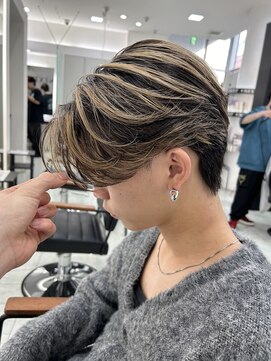 ネクスト 静岡店(NEXT) MEN'S HAIR/ダークアッシュ/ニュアンスパーマ/韓国マッシュ