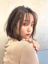 エイミー(Aimee)&nbsp;Aimee 町田   シースルーバング×ココアグレージュ