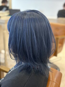 ヘアーサロン リアン 熊谷2号店(hair salon Rien) ブルーウルフ!