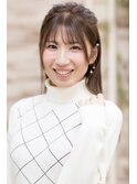 ハーフアップ