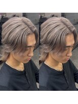 ユアーズヘア 東新宿店(youres hair)&nbsp;ブリーチ1回で作る中華ウルフ・シルバーカラー