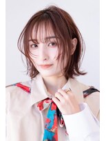 20代30代かわいい/顔まわりレイヤー/前髪/アンブレラカラー