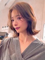 ロンドヴァリー 渋谷店(Lond vallee)&nbsp;韓国くびれボブ×大人見えベージュ