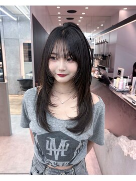 ロンドクロエ 横浜(Lond Chloe) 髪質改善縮毛矯正レイヤーカット顔周り前髪韓国ミニウルフ