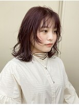 パークレーン アイス イヴェン(park lane ICI yeven)&nbsp;ブリーチなしWカラー10代20代ピンクパープル/akane
