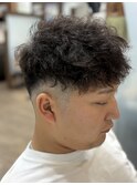 ショートスペインカール<理容室>虎ノ門