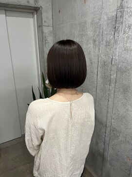 アンフィニ 延岡(Anfini) 髪質改善で艶髪ボブ