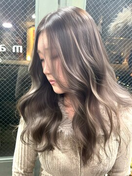 マーシュ ルーヴェ(marshu Luve) ハイライト/レイヤー/グレージュ