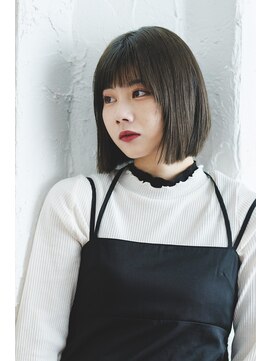 クレス 東武練馬店 グレージュ×ボブ