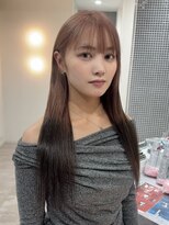 レノ 直江店(RENO)&nbsp;ピンクベージュ×裾カラー/髪質改善カラー