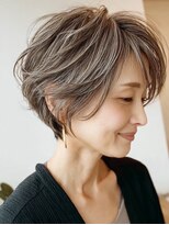 ハーツ(Heart's)&nbsp;白髪ぼかし似合わせ大人ショート30代40代50代60代◎