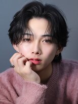 リップス 原宿(LIPPS)&nbsp;初パーマにオススメ　【韓国風カルマパーマセンターパート】